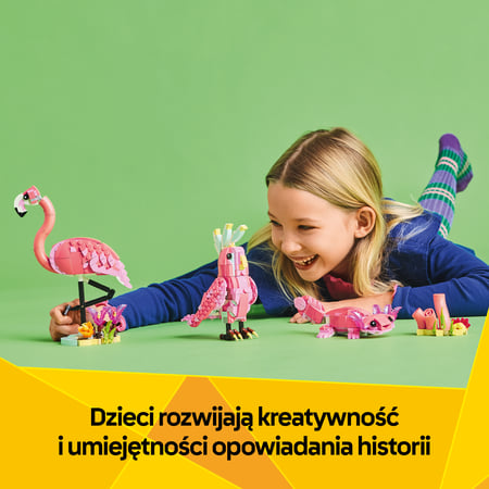 LEGO Creator Dzikie zwierzęta: różowy flaming