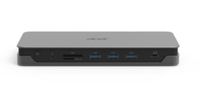 Acer USB Type-C Gen 1 Dock, Wired USB 3.2 Gen 1 (3.1 Gen 1) Type-C, Gray