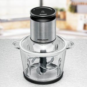 Rommelsbacher MZ 800 elektrischer Gemüseschneider 2,7 l 800 W Schwarz, Edelstahl