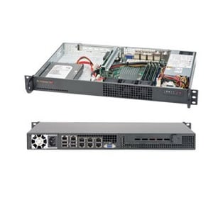 Supermicro SuperServer 5018A-TN7B BGA 1283 Rack (1U) Schwarz