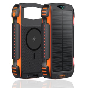 4smarts TitanPack UltiMag Litiumpolymer (LiPo) 20 000 mAh Trådlös laddning Svart, Orange