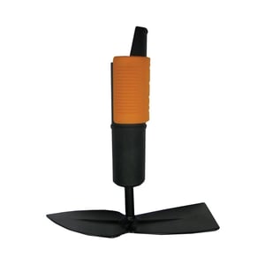 Fiskars QuikFit Hacke – Schieben und Ziehen – Edelstahl
