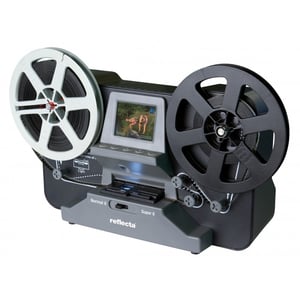Reflecta Film Scanner Super 8 – Normal 8 Film/Slide Scanner, Black