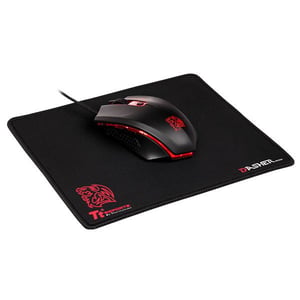 Tt eSPORTS TALON X Gaming Gear Combo – mus för båda händerna, USB typ A, optisk, 3200 DPI