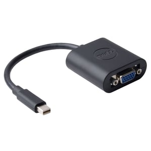 DELL 470-13630 Mini-DisplayPort-VGA-Kabeladapter (D-Sub), schwarz