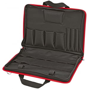 Knipex 00 21 11 LE Tool Case, Black, Red Polyester