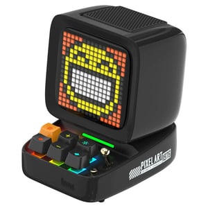 Divoom Ditoo Pro Gonik BT schwarz Tragbarer Stereo-Lautsprecher Schwarz