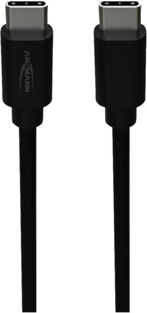 Ansmann 1700-0208 kabel USB 2 m USB C 480 Gbit/s Czarny