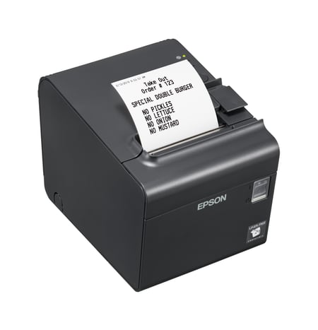 Epson TM-L90LF (688) drukarka etykiet bezpośrednio termiczny 203 x 203 DPI 90 mm/s Przewodowa Przewodowa sieć LAN