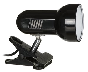 Activejet Lampka na biurko mocowana na klips, kolor czarny, metalowa, gwint E27
