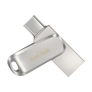 SanDisk Ultra Dual Drive Luxe USB-minne 256 GB USB Type-A / USB Type-C 3.2 Gen 1 (3.1 Gen 1) Rostfritt stål