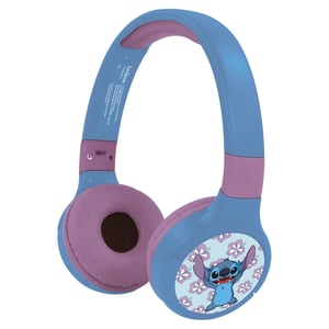 Lexibook HPBT010D hörlurar/headset, trådbundet och trådlöst, huvudband, samtal/musik, USB Type-C, Bluetooth, blå, ljusblå, rosa