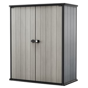 Keter High Store+ (Plus) DUOTECH Aufbewahrungskasten, rechteckig, schwarz, grau