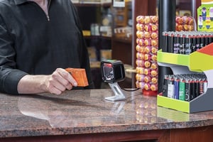 Datalogic Magellan 1500i Przymocowany czytnik kodów kreskowych 2D LED Czarny
