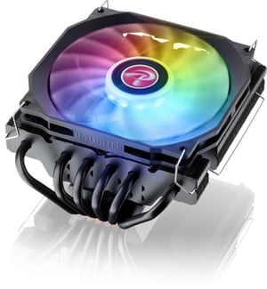 RAIJINTEK PALLAS 120 RGB Procesor Chłodnica powietrza 12 cm Czarny