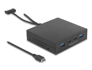DeLOCK 3,5″ USB 3.2 Gen 2 Frontblende 2 x USB Typ C + 2 x USB Typ A