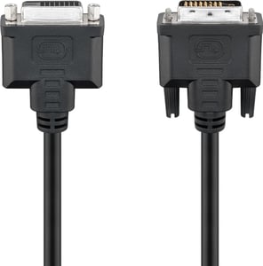 Goobay 50855 kabel DVI 2 m DVI-D Czarny