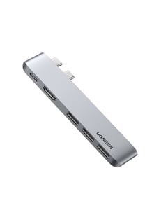 Ugreen 60559 USB 3.2 Gen 1 (3.1 Gen 1) Type-C-Dockingstation, silber
