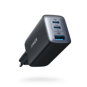 Anker 735 Universal-Ladegerät, schwarz, Wechselstrom, Schnellladung, für den Innenbereich