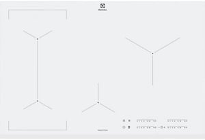 Electrolux EIV83443BW Cooktop, White, Built-in, 4-Zone Induction Cooktop