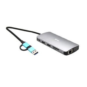 i-tec CANANOTDOCKPD stacja dokująca Przewodowa USB 3.2 Gen 1 (3.1 Gen 1) Type-A + Type-C Srebrny