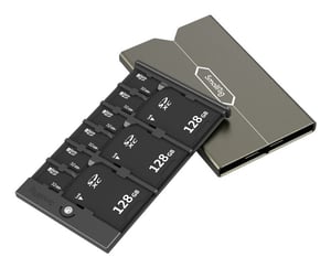 SmallRig 2832B etui na karty pamięci Kopolimer akrylonitrylo-butadieno-styrenowy (ABS), Aluminium, Plastik