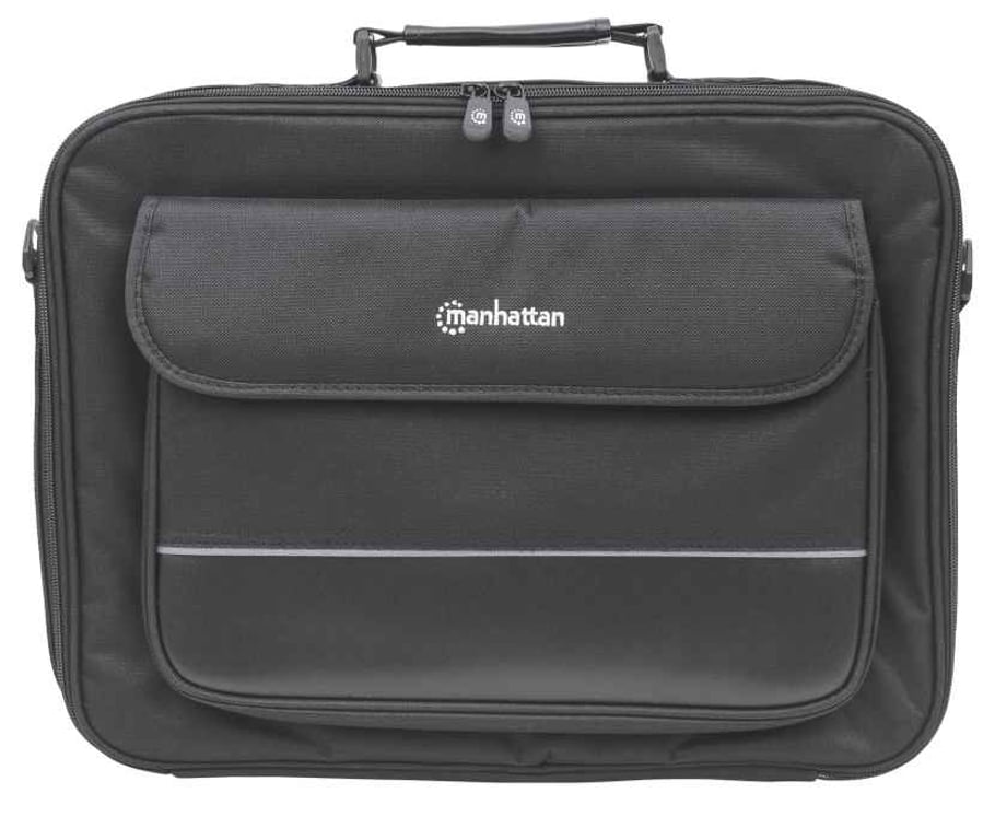 Manhattan 421560 torba na laptop 43,2 cm (17") Aktówka Czarny