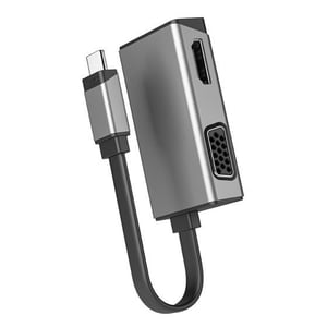 ALOGIC ULCVGHD-SGR USB 3.2 Gen 1 (3.1 Gen 1) Type-C-dockningsstation, silver