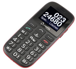 Olympia Bella 4,5 cm (1,77") 68 g Svart Kamera i telefonen