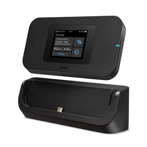Acer Connect Enduro M4D Dual-Band (2.4 GHz/5 GHz) 5G Wireless Router, Black