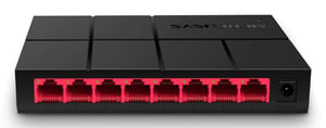 Mercusys MS108G Unmanaged Gigabit-Ethernet (10/100/1000) Schwarz
