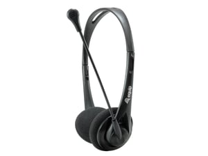 Equip Chat Headset Kopfhörer Kabelgebunden Kopfbügel Telefonate/Musik Schwarz