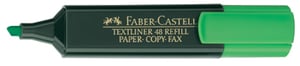 Faber-Castell 154863 Marker, 1 Stück. Abgeschrägte Spitze, grün