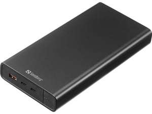 Sandberg 420-63 Lithium-ion (Li-Ion) Power Bank, 40,000 mAh, Black
