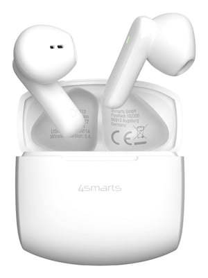 4smarts SkyBuds Air Zestaw słuchawkowy True Wireless Stereo (TWS) Douszny Połączenia/Muzyka/Sport/Codzienność Bluetooth Biały