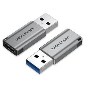 Vention CDPH0 USB-A to USB-C Adapter, Gray