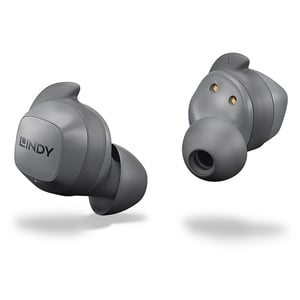 Lindy LE400W True Wireless Stereo (TWS) In-Ear-Kopfhörer-Set für das Auto, Bluetooth, grau