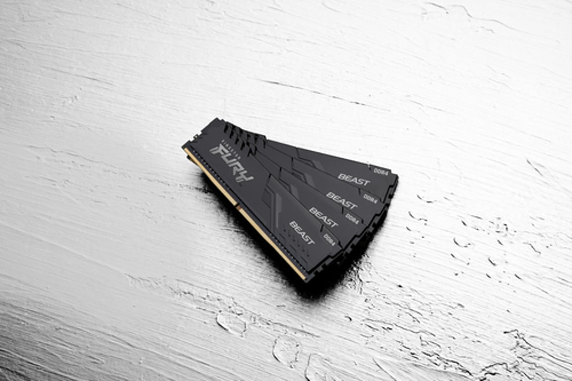 Kingston Technology FURY Beast 32GB 3600MT/s DDR4 CL18 DIMM Black