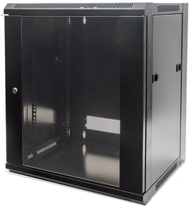 Intellinet 711937 15U-Rack, Hängeschrank, schwarz