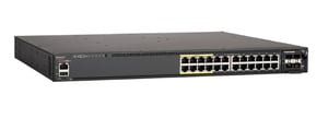 Brocade ICX7450-24P verwaltbarer L2/L3-Gigabit-Ethernet-Netzwerkswitch (10/100/1000) mit PoE-Unterstützung, 1U, schwarz