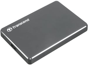 Transcend StoreJet 25C3 extern hårddisk 1 TB 5400 RPM 2,5" Micro-USB B 3.2 Gen 1 (3.1 Gen 1) Grå