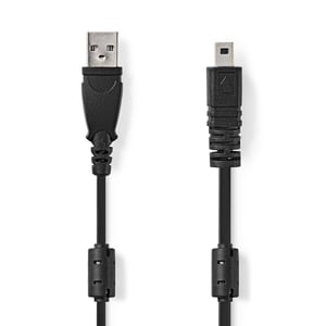 Nedis CCGL60810BK20 2 m Camera Cable, Black