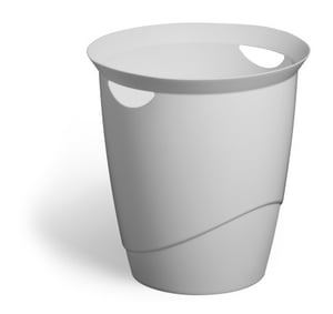 Durable 776010 Round Plastic Gray Trash Can