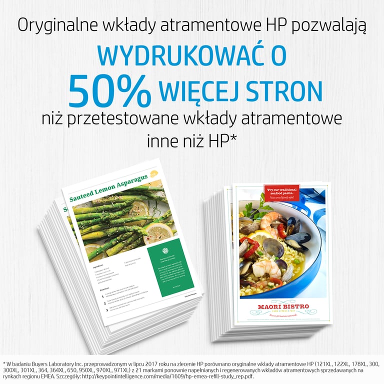 HP Oryginalny trójkolorowy tusz 303