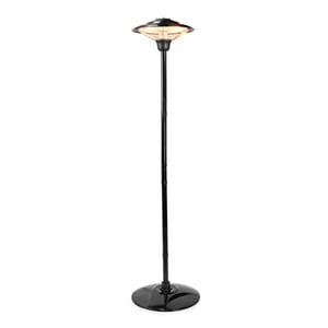 Nedis HTPA15EBK Outdoor Heater, Black, Halogen Electric Heater