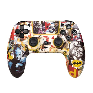 Blade Gaming BATPS4GP Gamecontroller, mehrfarbiges Bluetooth-Gamepad, analog/digital, für PC und PlayStation 4
