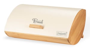 Maestro MR-1775-IVORY Bread Box Other Ivory, Wood, Bamboo, Metal