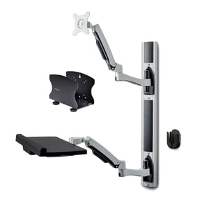 StarTech 2PASTSC-WALL-MOUNT arbetsstation för stående/sittande arbete