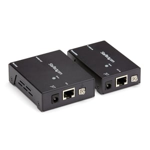 StarTech ST121HDBTE AV Extender AV Transmitter and Receiver, Black