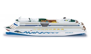 Siku Cruiseliner Aida Modell av passagerarfartyg Delvis monterad 1:1400